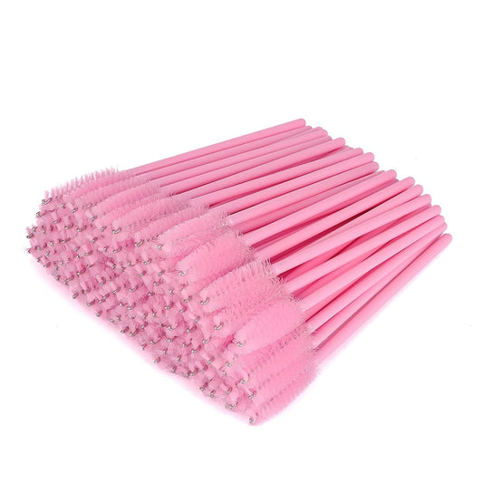 300PCS Eyelash Brush, Disposable Eyelash Mascara Brushes Wands Applicator Tools Makeup Brush Kits (Pink) Health & Beauty > Personal Care > Cosmetics > Cosmetic Tools > Makeup Tools G2PLUS Pink  