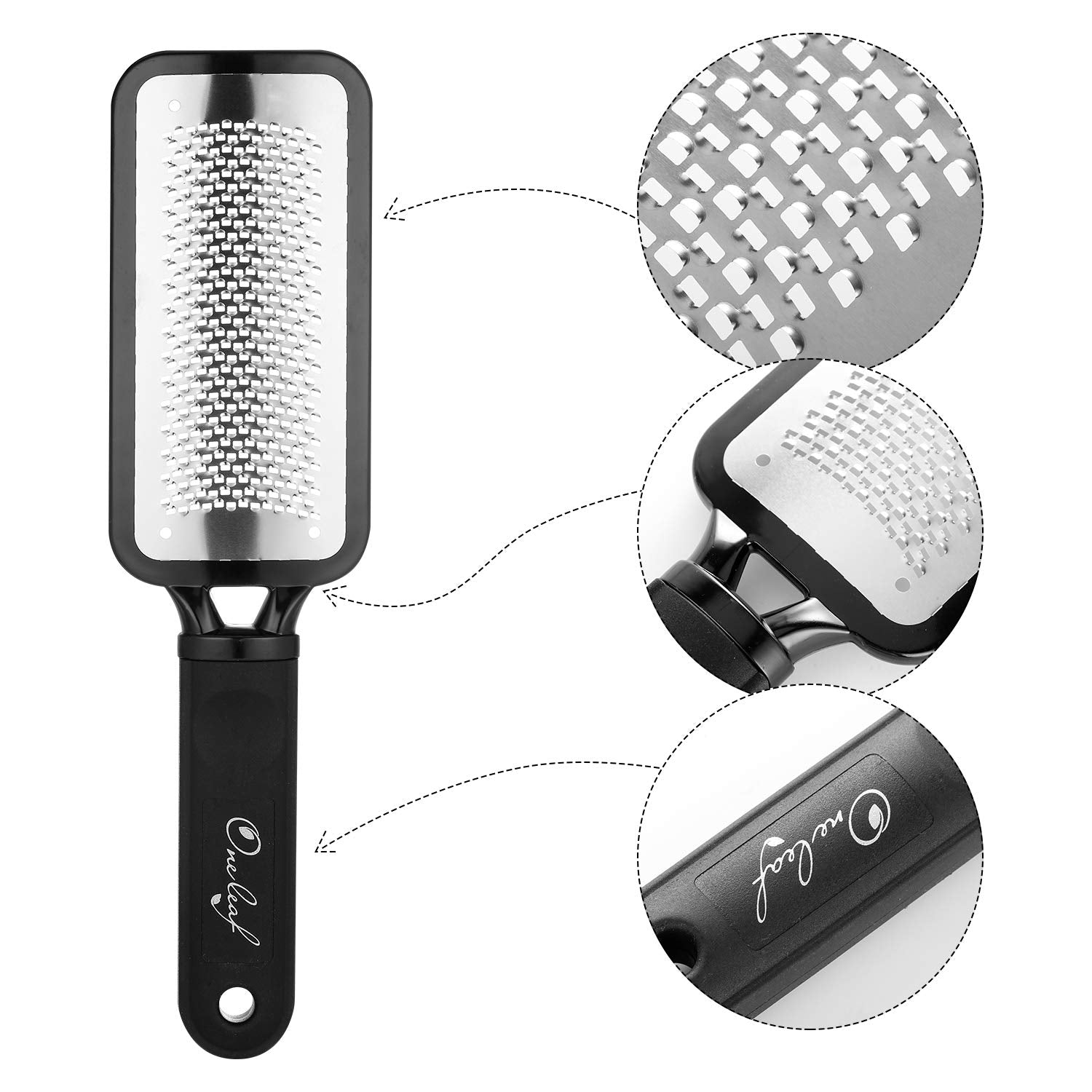 Oneleaf Colossal Pedicure Callus Remover and Double-Sided Foot Rasp Foot File, Foot Care Metal Surface Tool to Remove Hard Skin, for Wet and Dry Feet, Suigical Grade Stainless Steel File… Health & Beauty > Personal Care > Foot Care oneleaf   