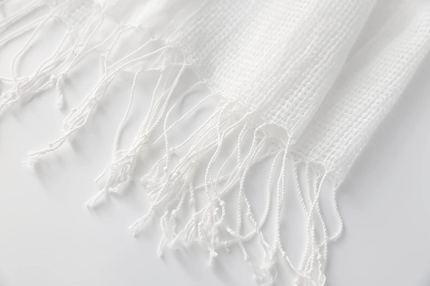 Jeelow Cotton Feel Scarf Shawl Wrap Soft Lightweight Scarves and Wraps for Men Women Apparel & Accessories > Clothing Accessories > Scarves & Shawls Jeelow   