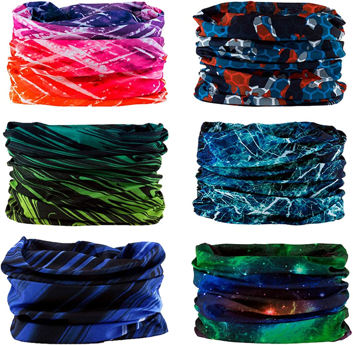 LOTUYACY Outdoor Wide Headband, Neck Gaiter Windproof Scarf Sunscreen Breathable Bandana for Men&Women,Multi Function Headwear Apparel & Accessories > Clothing Accessories > Headwear LOTUYACY   