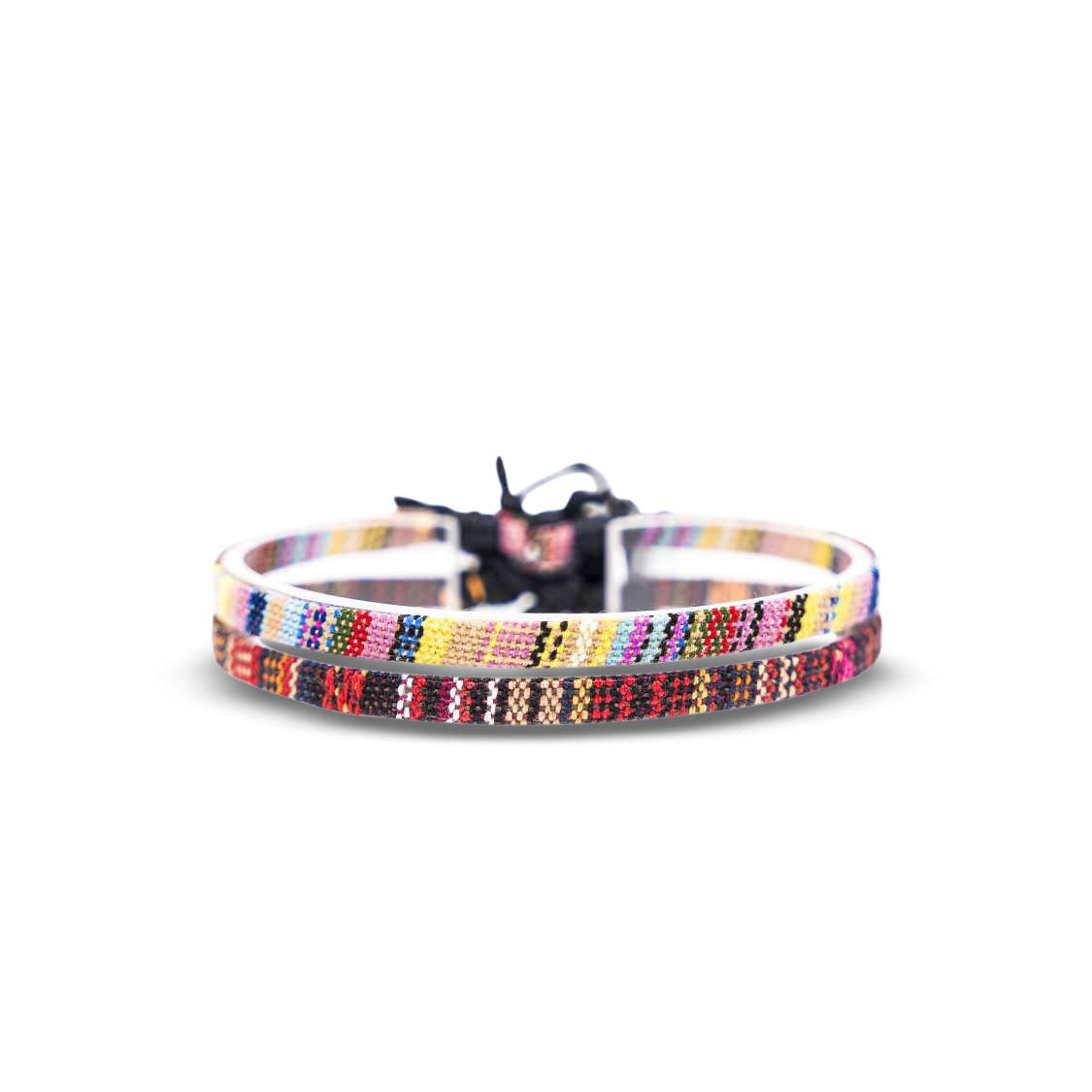 Surfer Beach Bracelet Set Men & Women - Braided Boho Summer Bracelets - Handmade Festival Jewelry - 100% Waterproof & Adjustable - Friendship Gift - Ethnic Hippie Style (Black & Ruby Red) Apparel & Accessories > Jewelry > Bracelets Made by Nami Brown & Yellow  