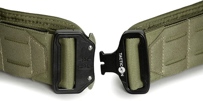 Tacticon Battle Belt | Combat Veteran Owned Company | Padded Tactical Belt | Duty Belt with Metal Quick Release Buckle Apparel & Accessories > Clothing Accessories > Belts Tacticon   