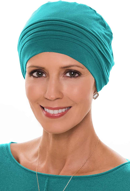Cardani Couture Cap in Luxury Viscose from Bamboo Apparel & Accessories > Clothing Accessories > Headwear Cardani Luxury Bamboo - Surf One Size 