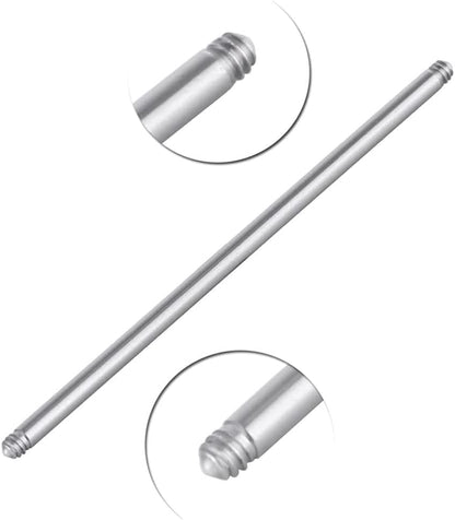 Fashion Processed20Pcs a Set Surgical Steel Threaded Barbell Bar Replacement for Tongue Earring Piercing Body Jewelry 14G 16G (Mix 20Pcs) Apparel & Accessories > Jewelry > Body Jewelry Generic   