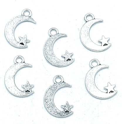 30Pcs Craft Supplies Antique Silver Wings Angel Fairy Charms Pendants Jewelry Findings,For Earring Bracelet Necklace Jewelry DIY Craft Making 27 X 24Mm (Antique Silver) 33 Ancient Silver