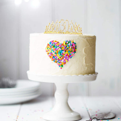 30Th Birthday Sash and Tiara Set 30 and Fabulous Satin Sash Gold Glitter Birthday Rhinestone Tiara Crown for 30Th Party Supplies Favors Decorations Apparel & Accessories > Clothing Accessories > Sashes WILLBOND   