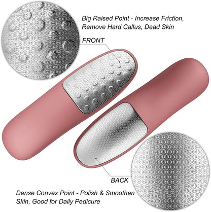 Foot Scrubber with Stand, Never-Cut-Your-Feet Foot File Callus Remover - Safe to Use | Comfortable Foot Scraper Feet Scrubber Dead Skin Remover, Best Home Pedicure Foot Care Tool, Used on Wet/Dry Feet Health & Beauty > Personal Care > Foot Care Weetiee   