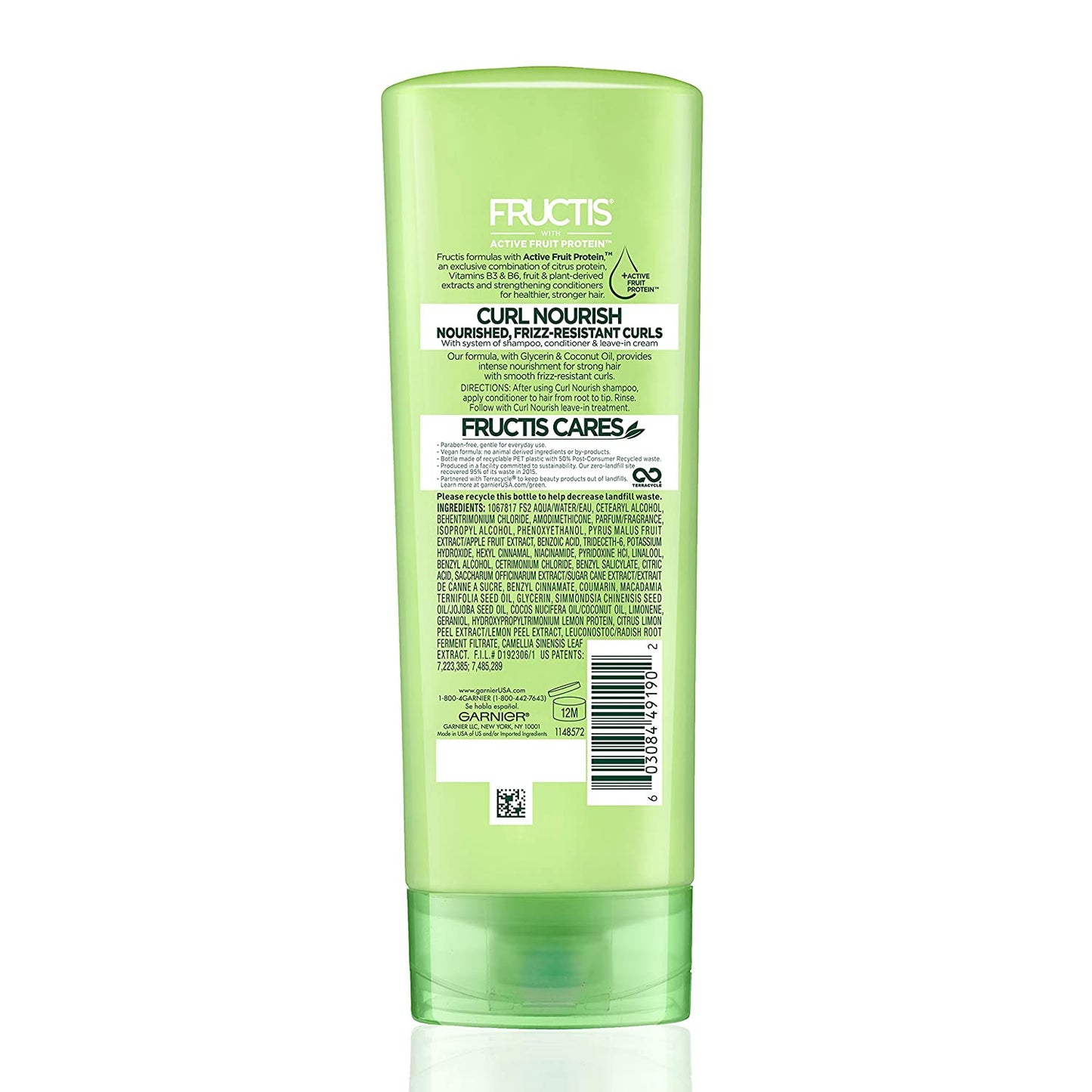 Garnier Hair Care Fructis Triple Nutrition Curl Nourish Conditioner, 12 Flu Health & Beauty > Personal Care > Hair Care Garnier   