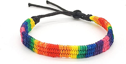LGBTQ Rainbow Flag with Gay Pride Stuff Bracelet Anklet Accessories for Women & Men Apparel & Accessories > Jewelry > Anklets Yuoos   
