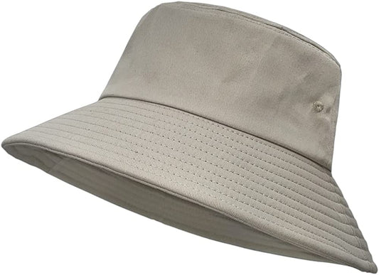 Bucket Hats for Women Men Sun Beach Hat Unisex Washed Cotton Packable Summer Travel Outdoor Fisherman'S Caps UPF 50+ Apparel & Accessories > Clothing Accessories > Hats Fisi Beige  