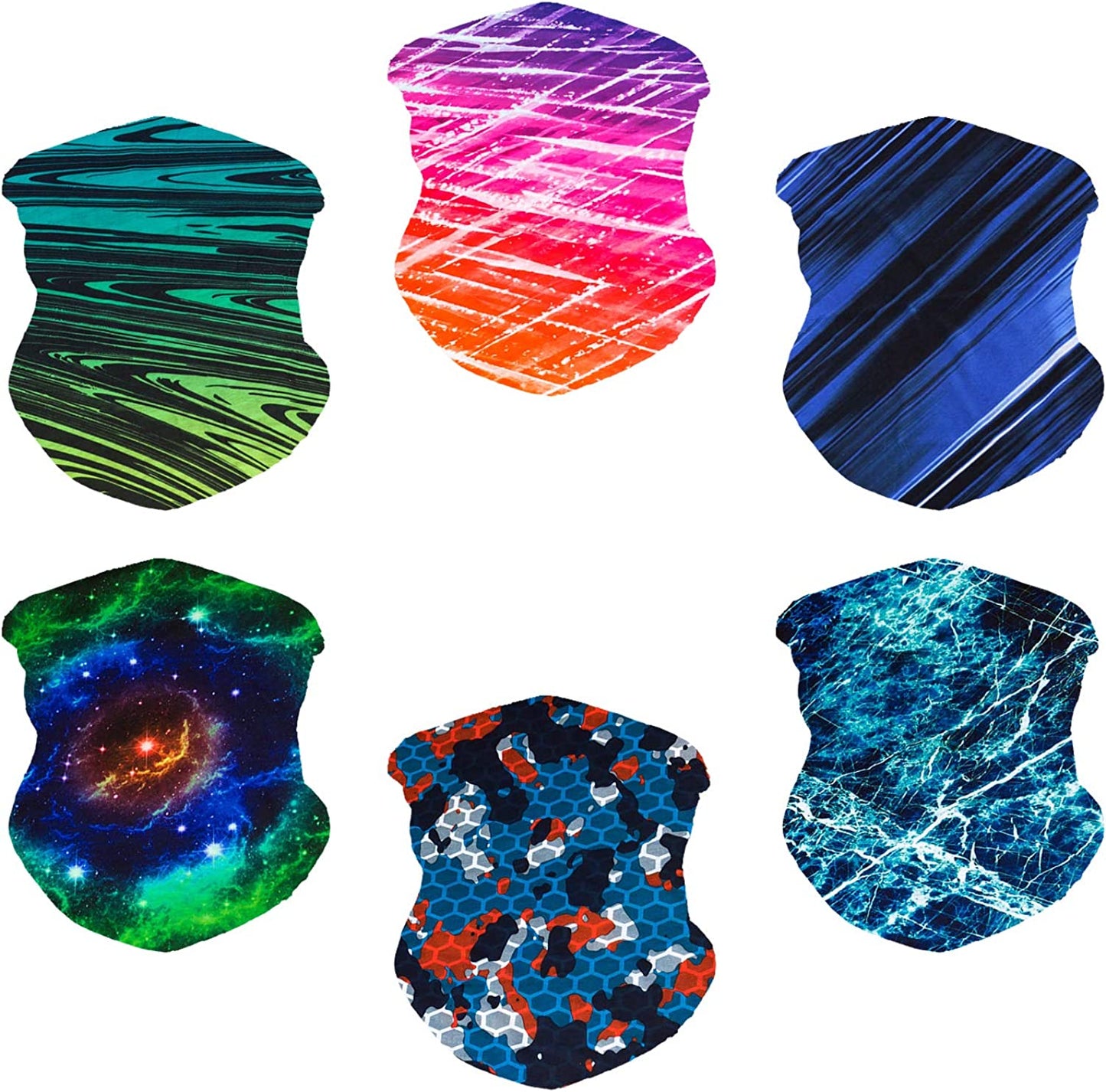 LOTUYACY Outdoor Wide Headband, Neck Gaiter Windproof Scarf Sunscreen Breathable Bandana for Men&Women,Multi Function Headwear Apparel & Accessories > Clothing Accessories > Headwear LOTUYACY Boho 2  