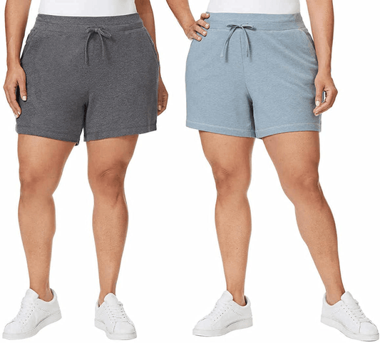 32 DEGREES Cool Womens 2-Pack Pull on Short Apparel & Accessories > Clothing > Shorts Kylie Max   