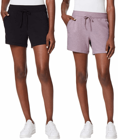 32 DEGREES Cool Womens 2-Pack Pull on Short Apparel & Accessories > Clothing > Shorts Kylie Max   