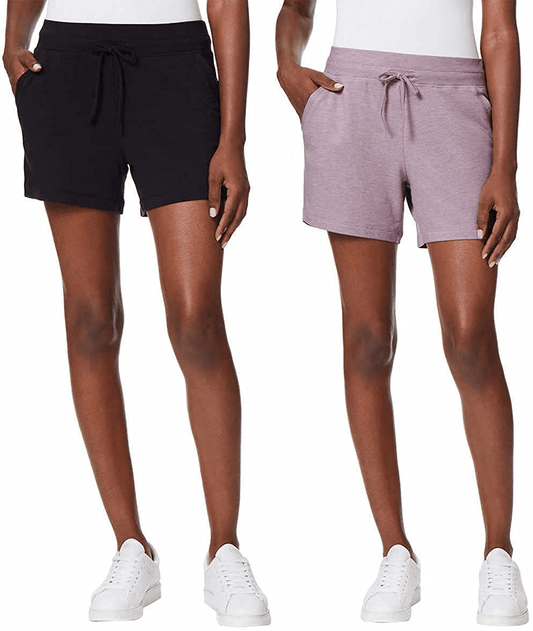 32 DEGREES Cool Womens 2-Pack Pull on Short Apparel & Accessories > Clothing > Shorts Kylie Max   