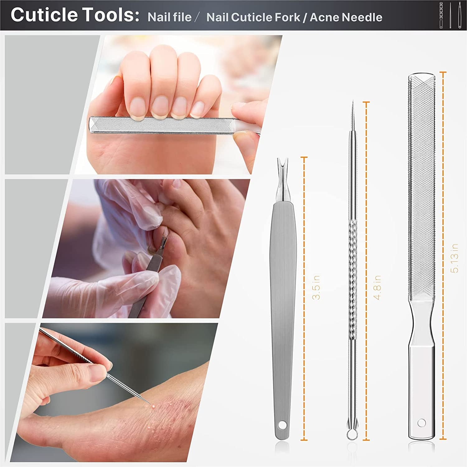 Ingrown Toenail Tool Kit 9 Pcs, Toe Nail Clippers for Adult and Seniors, Large Toenail Clipper for Ingrown Toenail Treatment/Thick Nails Health & Beauty > Personal Care > Cosmetics > Cosmetic Tools > Nail Tools konovo   