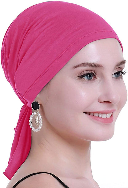 Osvyo Bamboo Chemo Headscarf for Women Hair Loss - Cancer Slip on Headwear Turbans Sealed Packaging  osvyo   