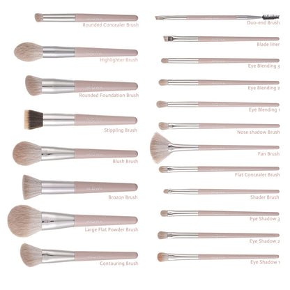 Makeup Tools Face Brushes Vegan Professional Makeup Brushes Set Synthetic Hair Makeup Brushes Kit Cruelty Free Cosmetic Brushes Set with Organizer Bag 20 Pieces Health & Beauty > Personal Care > Cosmetics > Cosmetic Tools > Makeup Tools MIGWA   