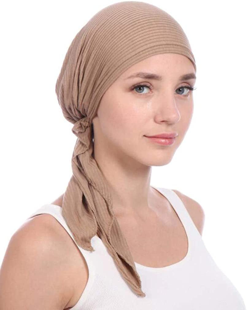 Lucky Staryuan ® 3Pack Women'S Beanie Chemo Hat Cap Comfortable Stylish Pre-Tied Cancer Headscarf Apparel & Accessories > Clothing Accessories > Headwear Lucky staryuan   