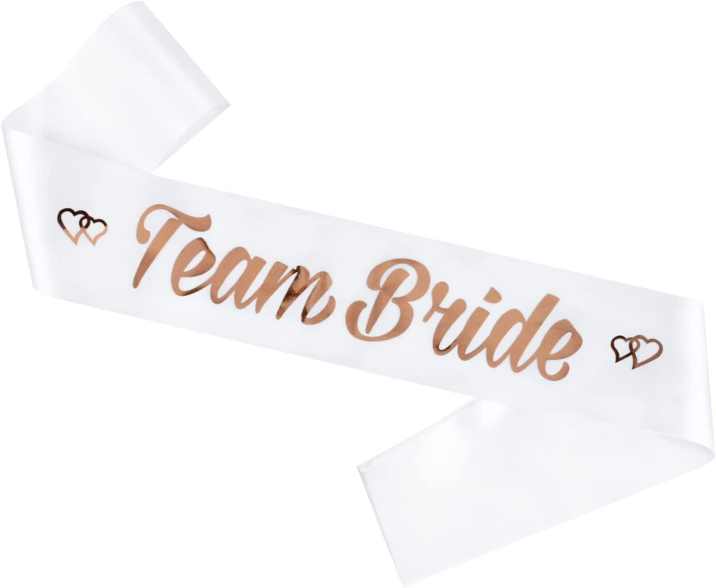 SGKUED Rose Gold Bachelorette Party Sash - Team Bride Decorations,Bridal Shower Favors,Hen Night Gifts, Engagement Party Satin Favors,Wedding Party Accessories Apparel & Accessories > Clothing Accessories > Sashes SGKUED Team Bride  