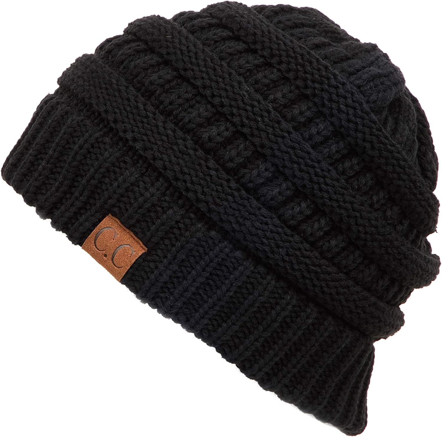 C.C Women'S Beanie Apparel & Accessories > Clothing Accessories > Hats C.C Black One Size 