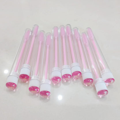 I-Laesh 50 Pcs Lash Brush Eyelash Brushes for Eyelash Extensions Spoolies Cleaning Mascara Wands Tube Diamond Disposable Makeup Tool Applicator Set Sanitary Extension Supplies (Assorted Color) Health & Beauty > Personal Care > Cosmetics > Cosmetic Tools > Makeup Tools i-laesh Star River Rose 20 PCS 