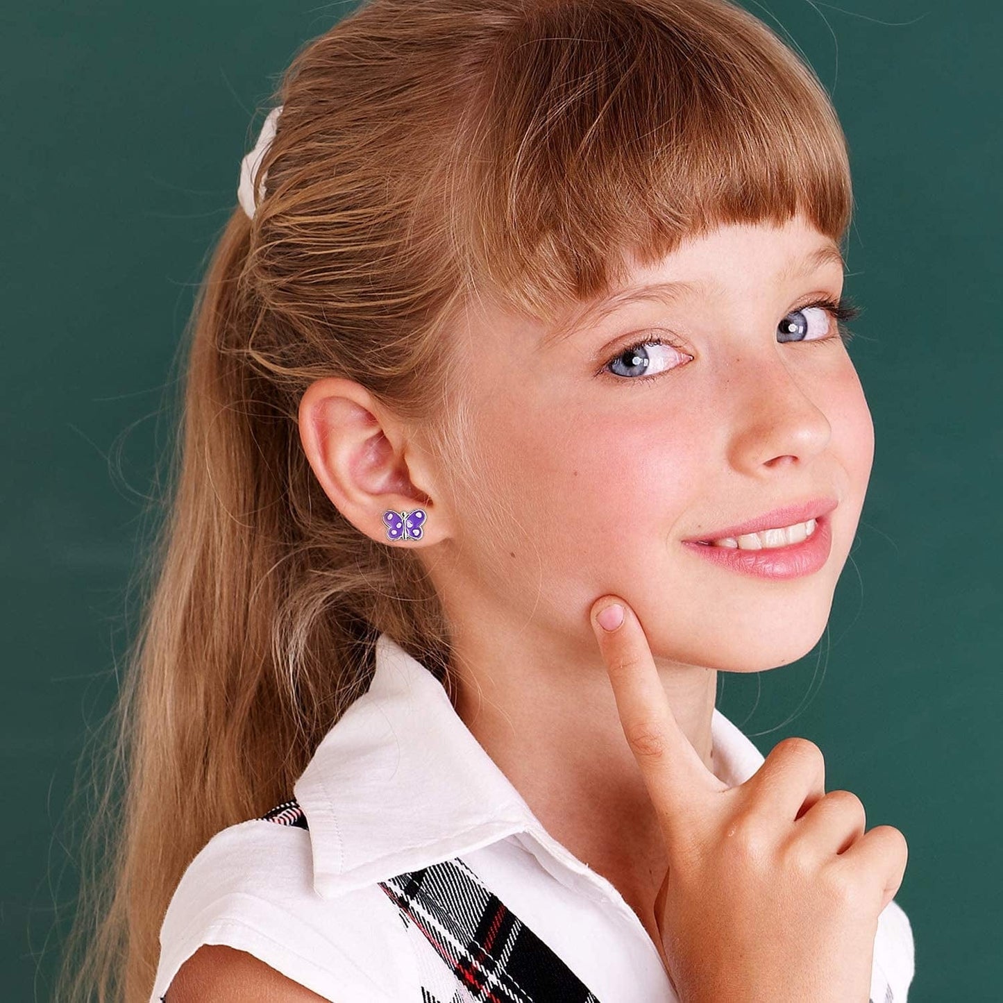 33 Pairs Hypoallergenic Stud Earrins Set for Girls Sensitive Ears with Stainless Steel Post in Vivid Colors and Multi-Styles Apparel & Accessories > Jewelry > Earrings TAMHOO   