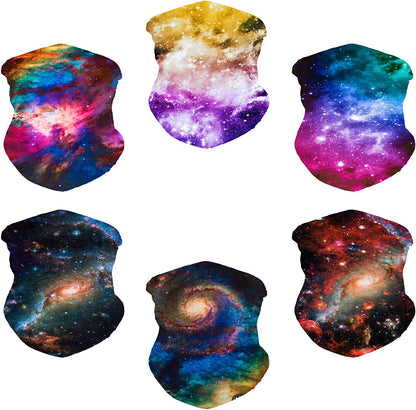 LOTUYACY Outdoor Wide Headband, Neck Gaiter Windproof Scarf Sunscreen Breathable Bandana for Men&Women,Multi Function Headwear Apparel & Accessories > Clothing Accessories > Headwear LOTUYACY Galaxy  