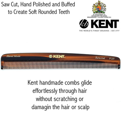 Kent F3T Fine Tooth Comb for Hair Care/Parting Comb and Combs for Men and Combs for Women - Dandruff Hair Comb/Kent Mens Combs for Hair Fine Teeth Comb Hair Comb Fine/Men Comb Comb for Women Health & Beauty > Personal Care > Hair Care KENT   