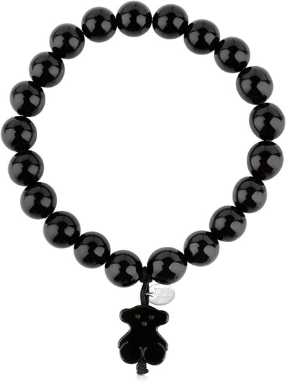 TOUS Jewelry Icon Black and White with Bear Stretch Bracelet Apparel & Accessories > Jewelry > Bracelets TOUS Jewelry   
