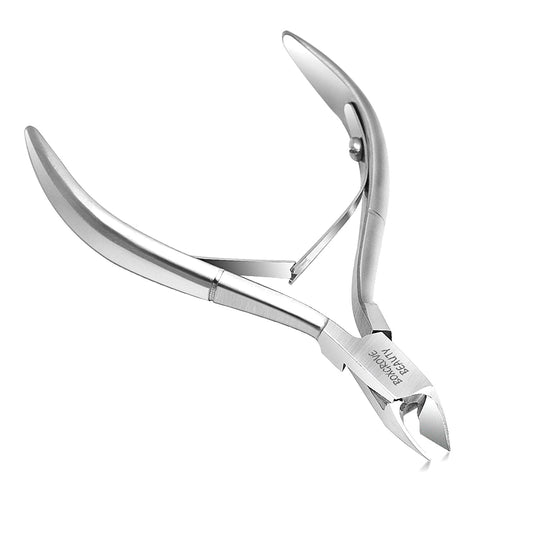 Professional Cuticle Cutter & Pusher Trimmer Manicure Tools with Double Spring– Perfect Nail Care Tool for Manicure & Pedicure Beauty at Home/Spa/Saloon (Silver) Health & Beauty > Personal Care > Cosmetics > Cosmetic Tools > Nail Tools BOXGROVE BEAUTY Silver  