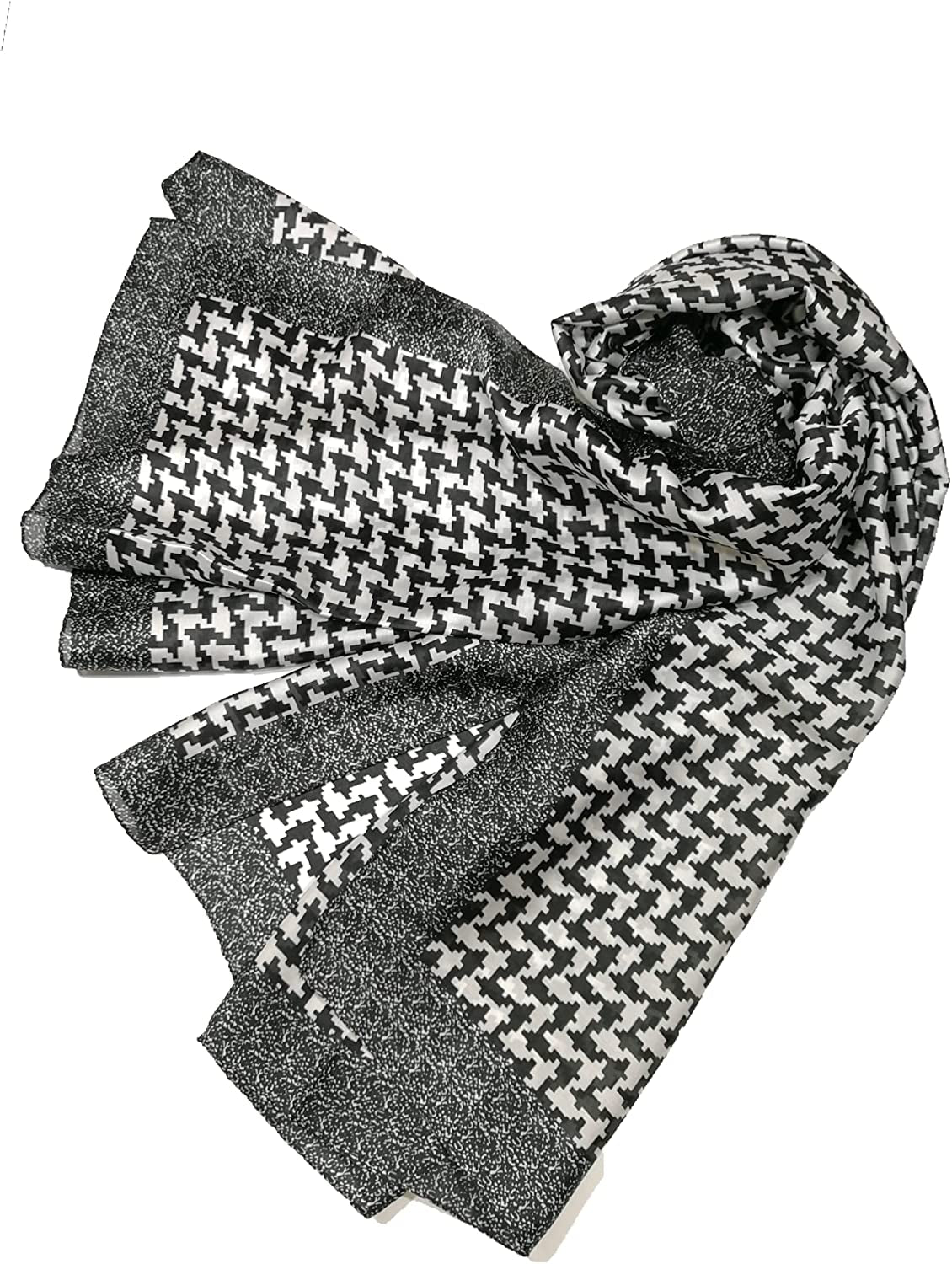 Shanlin Silk Feel Long Satin Patterned & Solid Color Scarves for Women in Gift Box Apparel & Accessories > Clothing Accessories > Scarves & Shawls Shanlin   