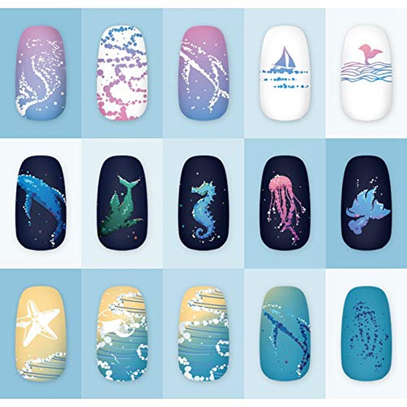 KADS Stamping Plates for Nail Art Ocean Seahorse Shell Starfish Template Image Plate Stencil Nails Tool (OC010) Health & Beauty > Personal Care > Cosmetics > Cosmetic Tools > Nail Tools KADS   