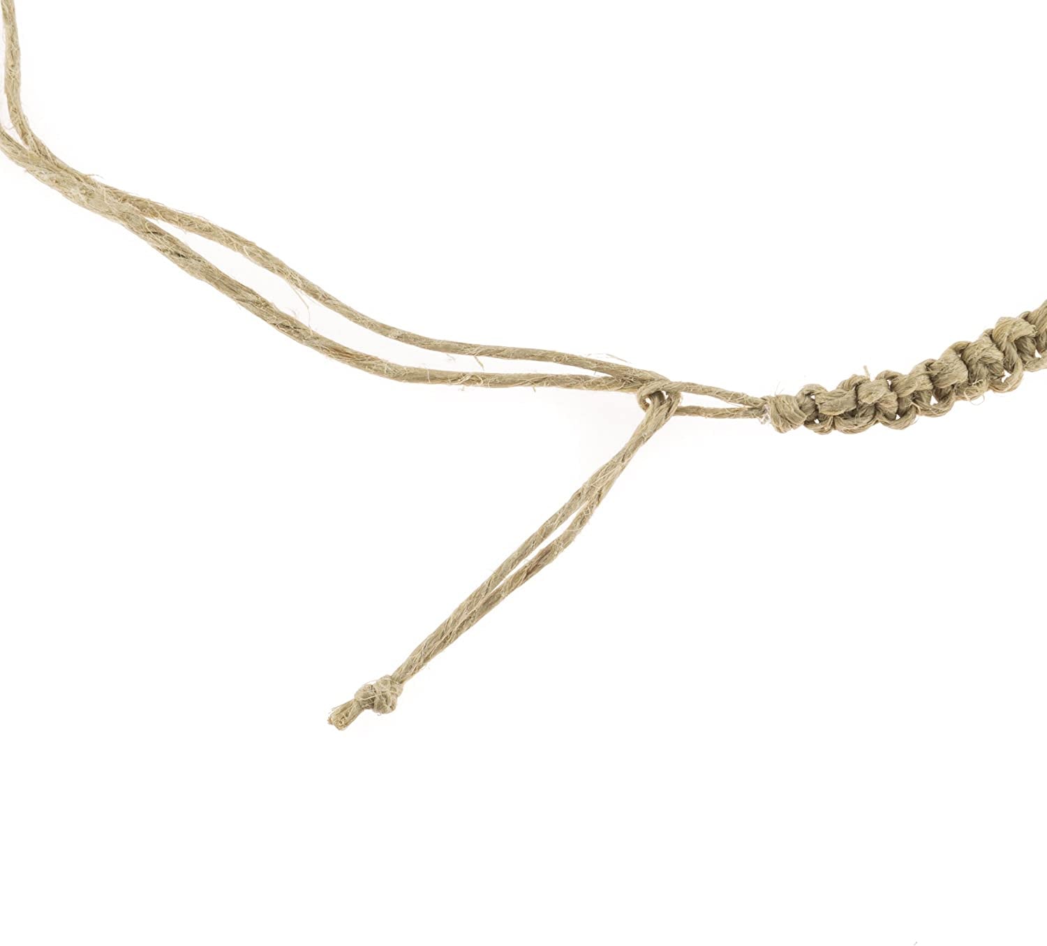 Bluerica Hemp Anklet Bracelet with Puka Shell Beads & Multicolor Murano Glass Tubes Apparel & Accessories > Jewelry > Anklets BlueRica   