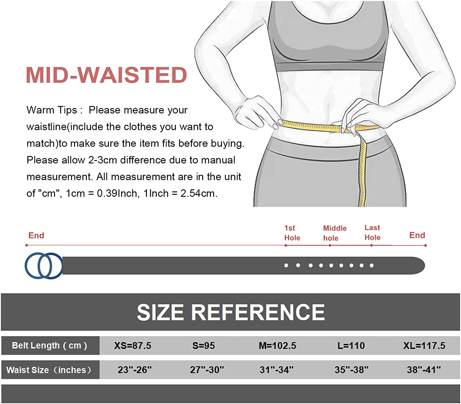IFENDEI Women'S Faux Leather Belt for Jeans Dress Waist Belts Apparel & Accessories > Clothing Accessories > Belts IFENDEI   