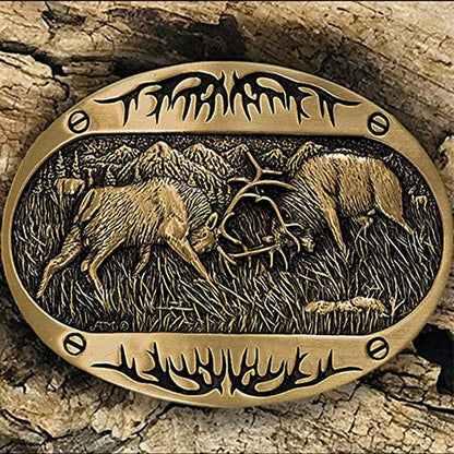 Montana Silversmiths Heritage Wildlife Outdoor Series Attitude Buckle Apparel & Accessories > Clothing Accessories > Belt Buckles Montana Silversmiths   