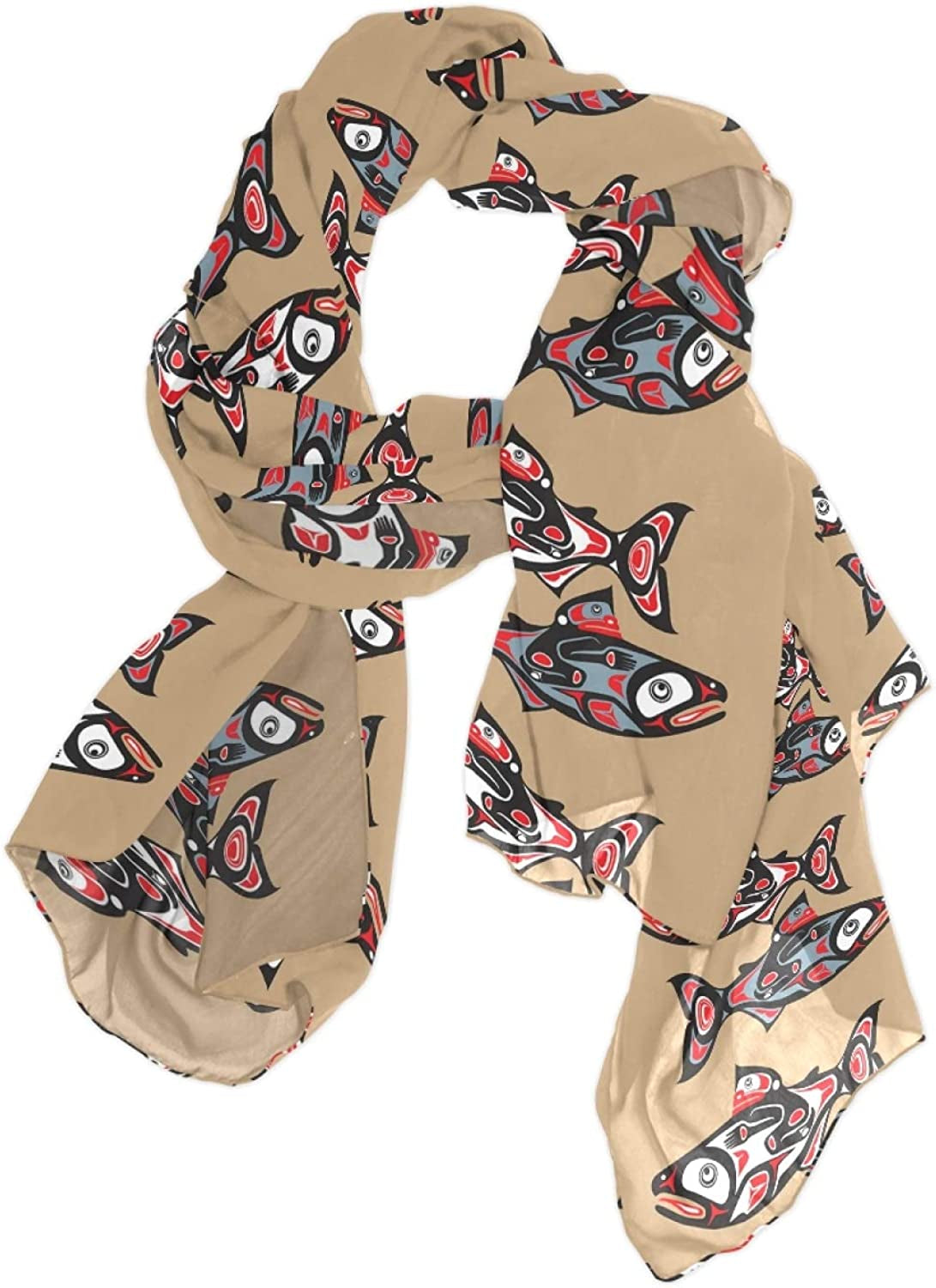 Women Long Silk Scarf, Satin Shawl Chiffon Large Stole Headscarf Sunscreen Wrap Apparel & Accessories > Clothing Accessories > Scarves & Shawls Oyihfvs Multi 2  