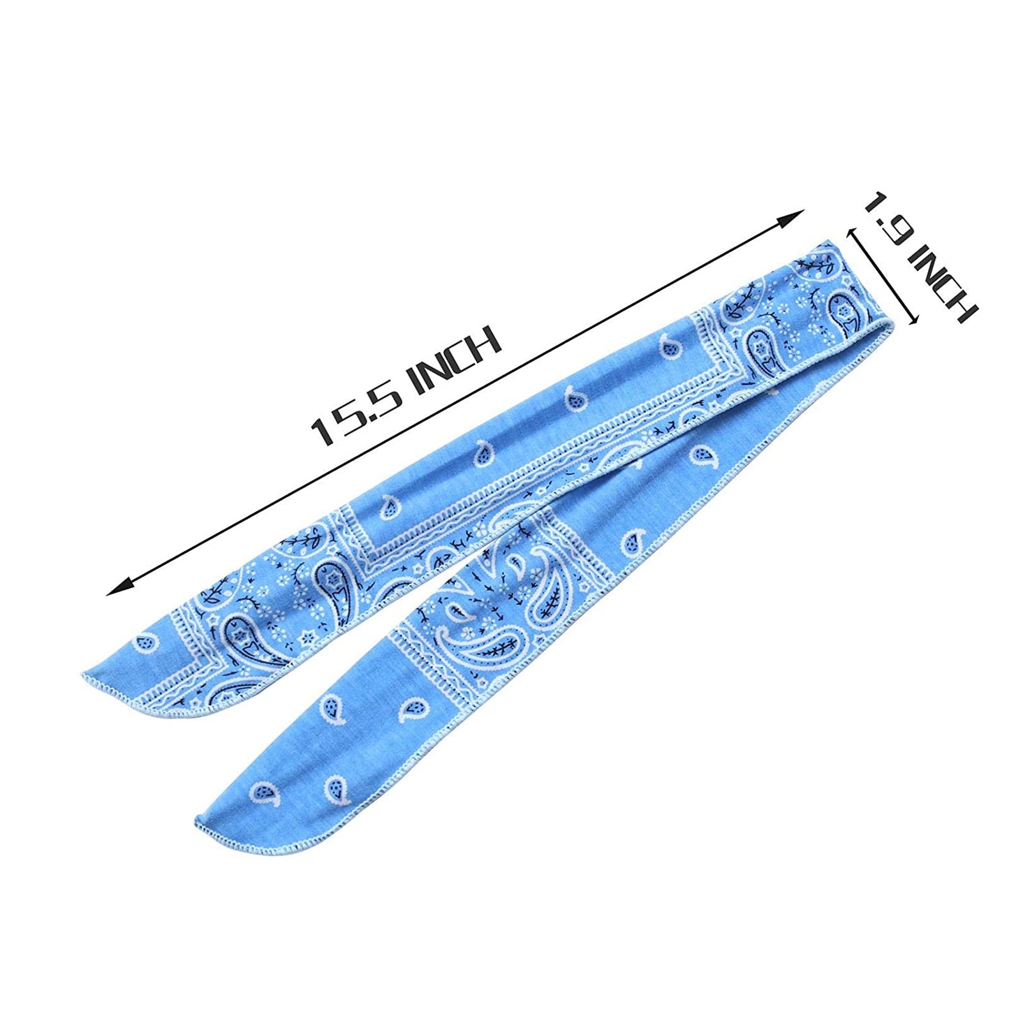 Wire Headbands for Women Paisley Twist Bow Hair Bands Bunny Ears Headwraps Wire Hair Holder Hair Accessories for Workout Yoga Running Soccer Sports Pack of 6 Apparel & Accessories > Clothing Accessories > Bandanas & Headties ONEYE   