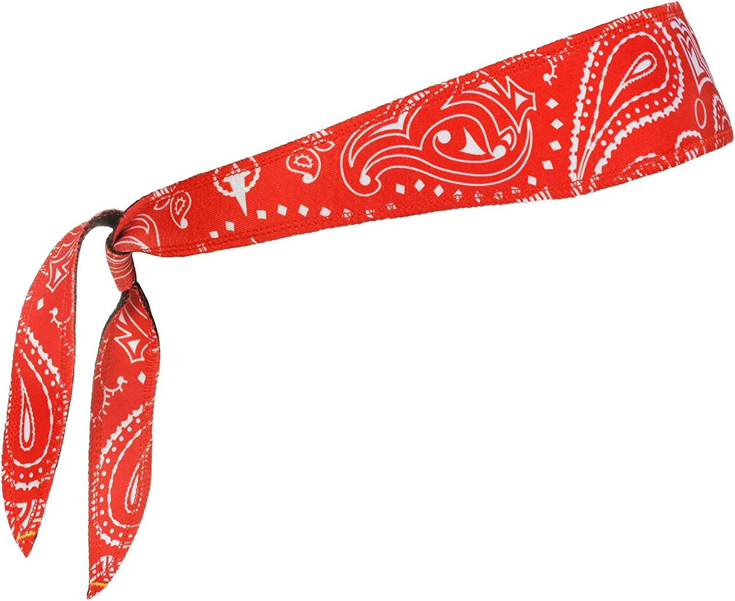 Halo Headband Halo I- Custom Fit- Tie Sweatband Pullover for Men and Women, No Slip with Moisture Wicking Dryline Fabric Apparel & Accessories > Clothing Accessories > Bandanas & Headties Halo Headband PAISLEY RED  