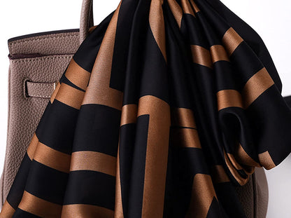 K-Elewon Silk Feeling Scarf Fashion Scarves Long Lightweight Sunscreen Shawls for Women Apparel & Accessories > Clothing Accessories > Scarves & Shawls K-Elewon   