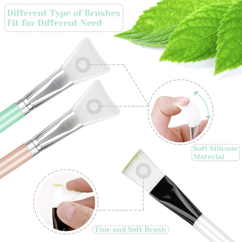 Face Mask Mixing Bowl Set, Anezus 11 Pcs DIY Facemask Mixing Tool Kit with Facial Mask Bowl Stick Spatula Silicone Brush Spray Bottle Puff Soaking Bottle Gauges Health & Beauty > Personal Care > Cosmetics > Cosmetic Tools > Skin Care Tools Anezus   