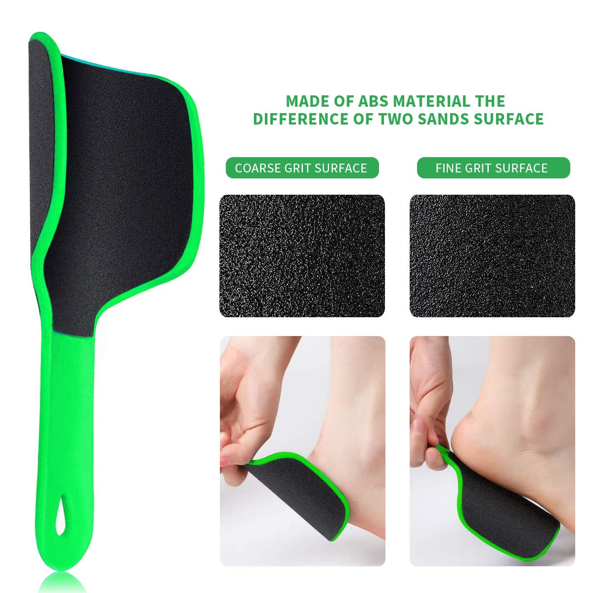 Professional Pedicure Kit SOFYE Foot Files Set Tools Double Sided Files Exfoliating Prevent Dead Skin Foot Skin Care Tool Set Salon Pedicure Kit Washable Effectively 23 in 1-Green Health & Beauty > Personal Care > Foot Care SOFYE   