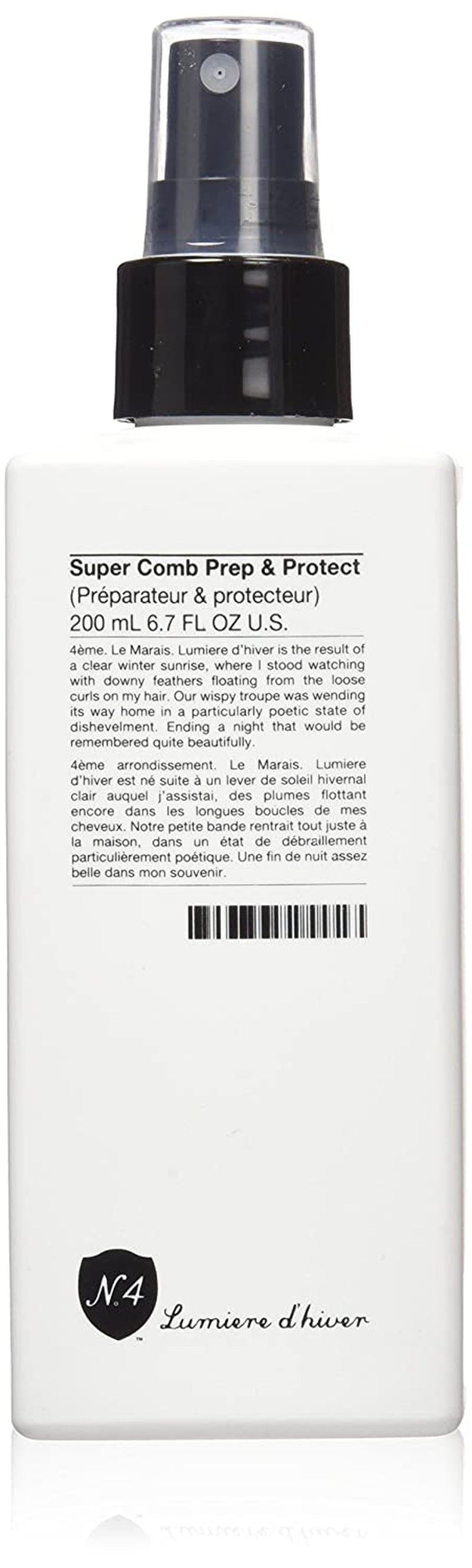 N.4 High Performance Hair Care Lumiere D'Hiver Super Comb Prep and Protect 6.7 Oz Health & Beauty > Personal Care > Hair Care N.4 Super Comb Prep & Protect   