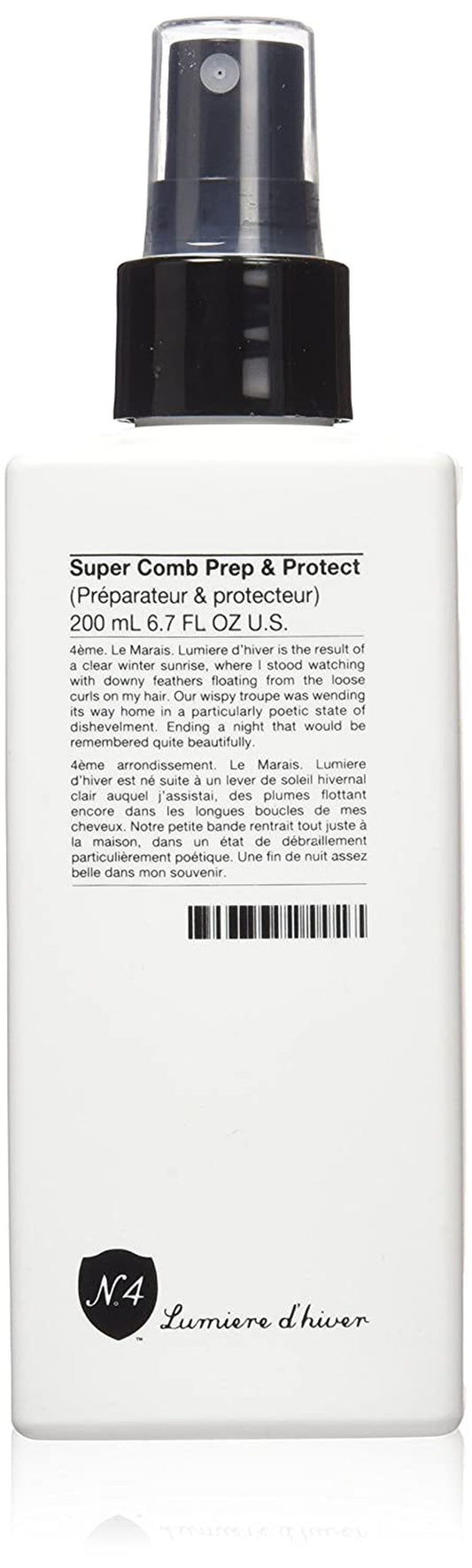 N.4 High Performance Hair Care Lumiere D'Hiver Super Comb Prep and Protect 6.7 Oz Health & Beauty > Personal Care > Hair Care N.4 Super Comb Prep & Protect   