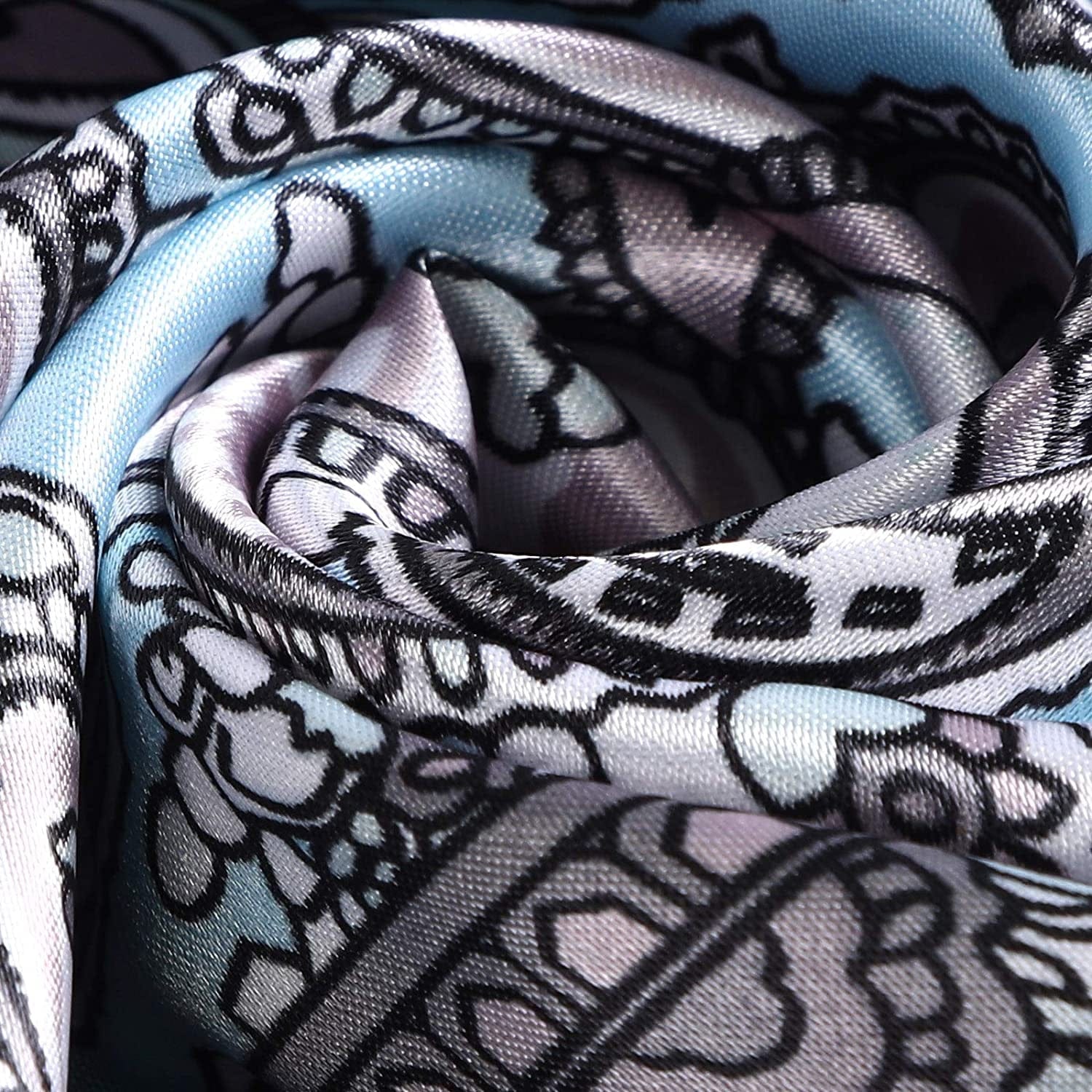 35” Satin Large Square Head Scarves - 4PCS Silk like Neck Scarf Hair Sleeping Wraps Lightweight Satin Silk Scarfs for Women Apparel & Accessories > Clothing Accessories > Headwear AWAYTR   