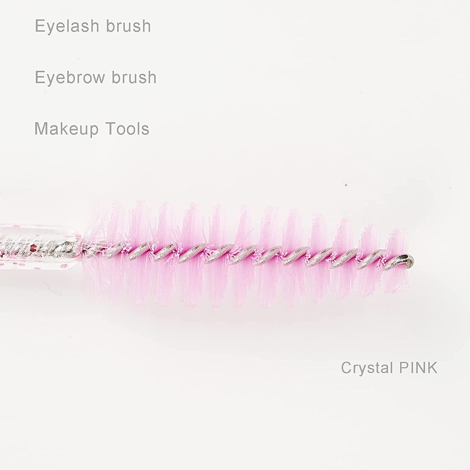 I-Laesh 100 Pcs Disposable Eyelash Brushes, Mascara Wands, Eye Lash Brush, Spoolies for Eyelash Extensions, Spoolie Eyebrow Eyeshadow Brow Makeup Supplies Kit Cleansing Glitter Applicator Tool Accessories Bristle (Crystal Pink) Health & Beauty > Personal Care > Cosmetics > Cosmetic Tools > Makeup Tools i-laesh   