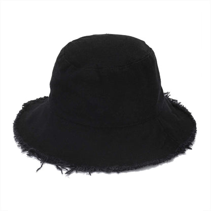 Boderier Sun Hats for Women Summer Casual Wide Brim Cotton Bucket Hat Beach Vacation Travel Accessories Apparel & Accessories > Clothing Accessories > Hats boderier Black  