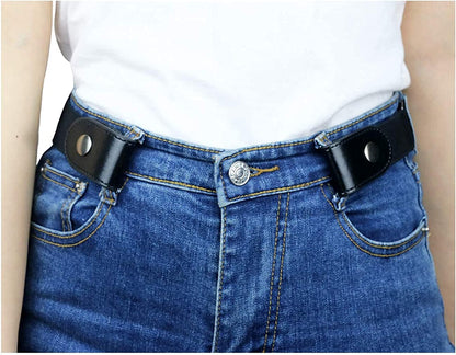 No Buckle Women/Men Stretch Belt, Invisible Elastic Belt for Jeans Pants Dresses Apparel & Accessories > Clothing Accessories > Belts maikun   