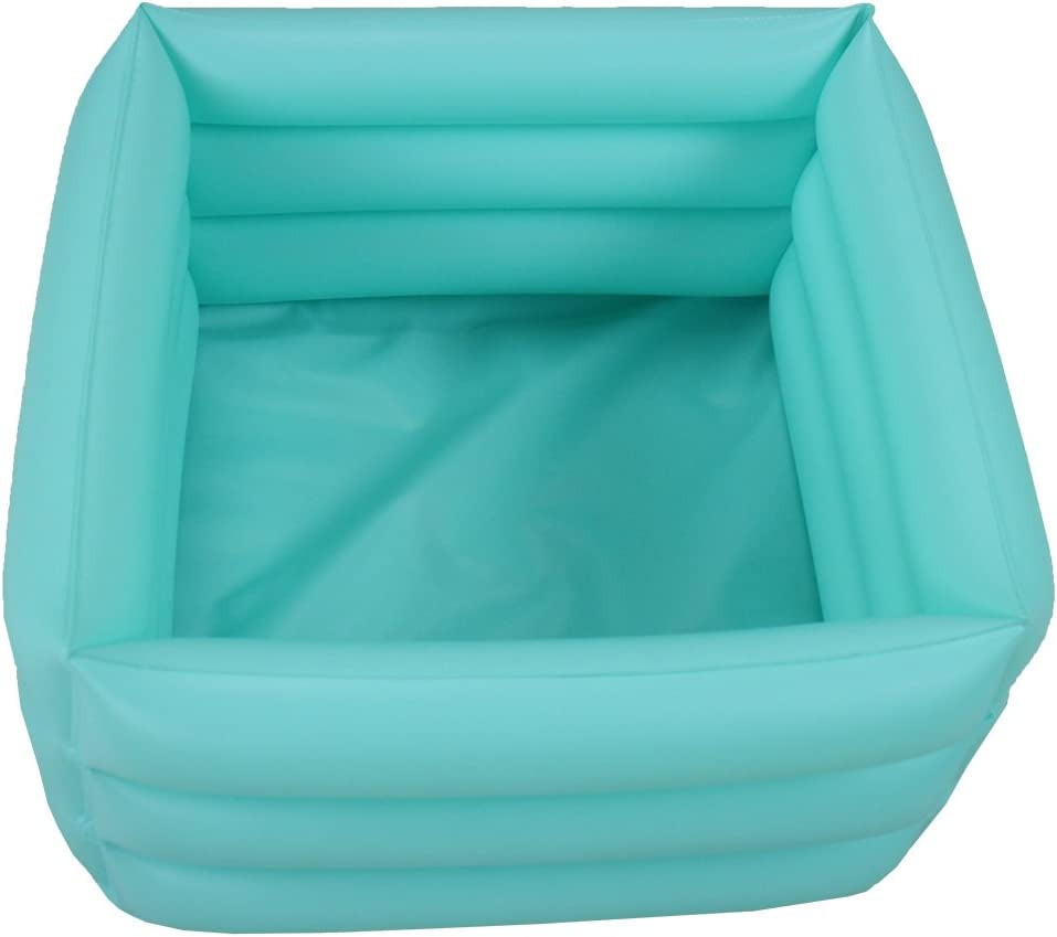 Obbomed HB-1700N New and Handy Air Valve Foldable Portable, Folding Inflatable Portable Travel Spa Foot Care Bath Basin –Inflated Size: 16.5(L) X 16.5(W) X 7.0(H) Inches – 4.2 Gallons Capacity Health & Beauty > Personal Care > Foot Care ObboMed   