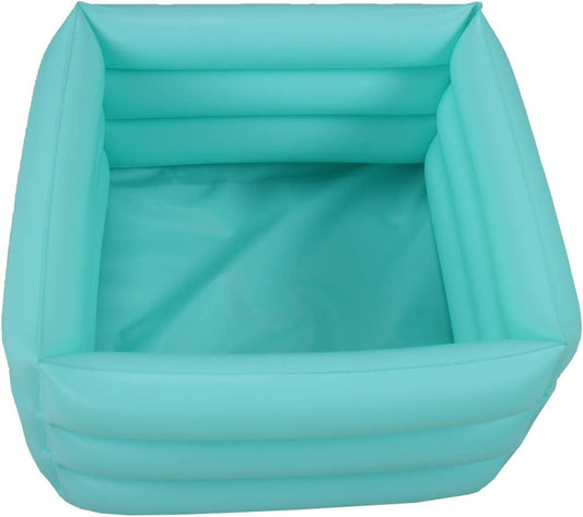 Obbomed HB-1700N New and Handy Air Valve Foldable Portable, Folding Inflatable Portable Travel Spa Foot Care Bath Basin –Inflated Size: 16.5(L) X 16.5(W) X 7.0(H) Inches – 4.2 Gallons Capacity Health & Beauty > Personal Care > Foot Care ObboMed   