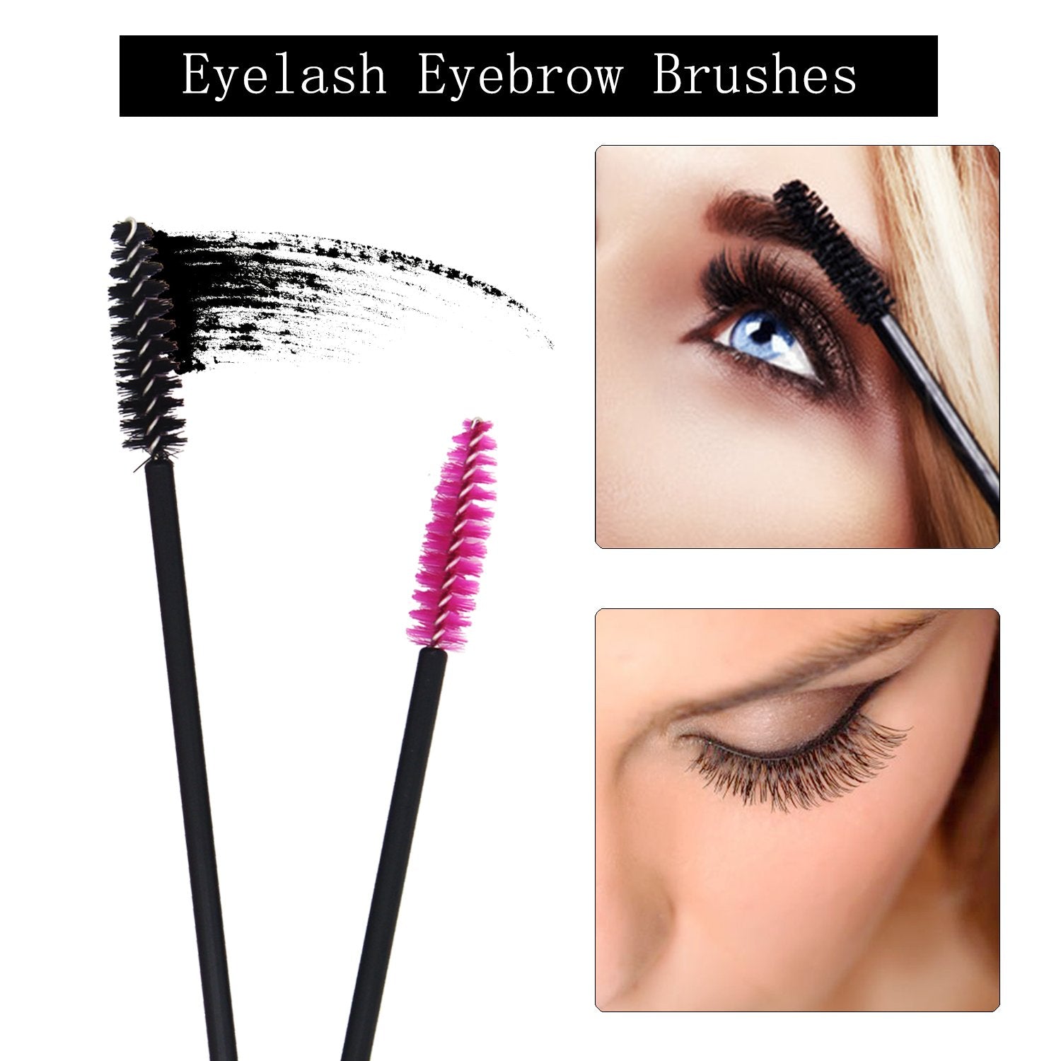 JIULORY 302PCS Disposable Makeup Applicators,Mascara Wands & Lipstick Applicators & Disposable Eyeliner Applicators & No Bend Random Color Hair Clips for Women,Makeup Applicators Tool Kits Health & Beauty > Personal Care > Cosmetics > Cosmetic Tools > Makeup Tools Jiulory   